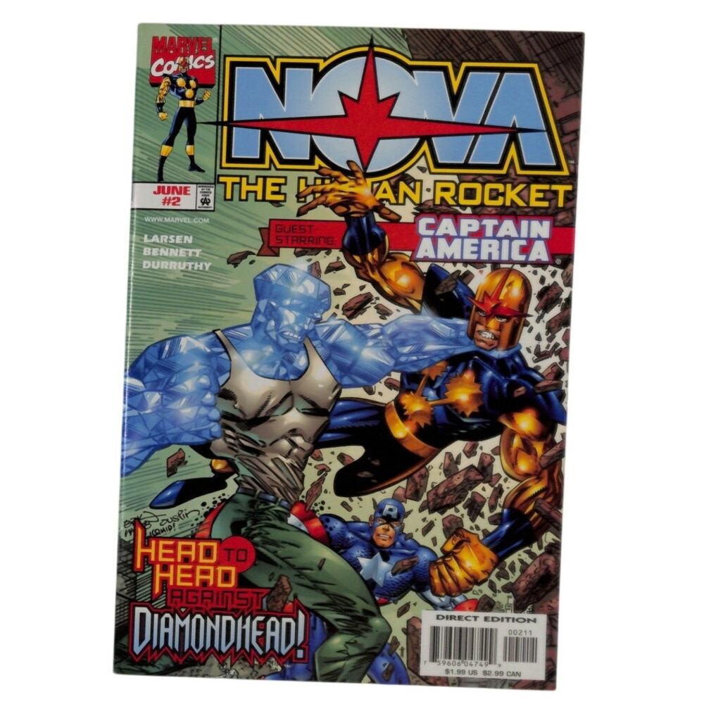 Nova # 2 - NM - Marvel  - 1999
